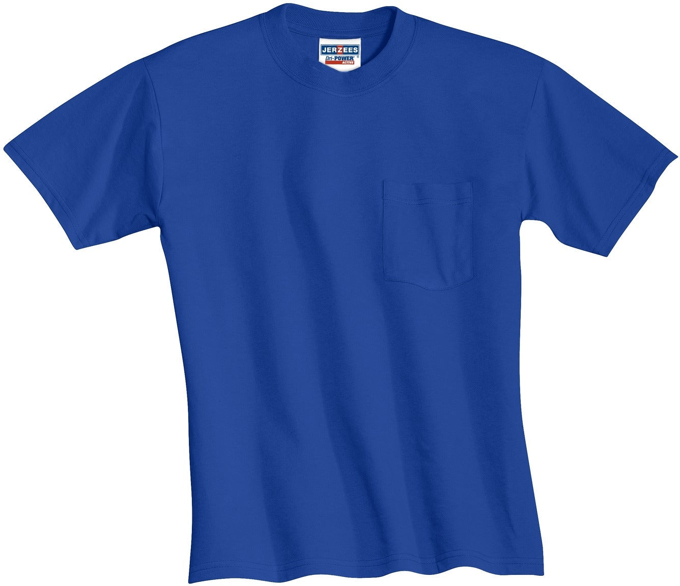 Jerzees Dri-Power Active: Premium 50/50 Cotton/Poly Pocket T-Shirt