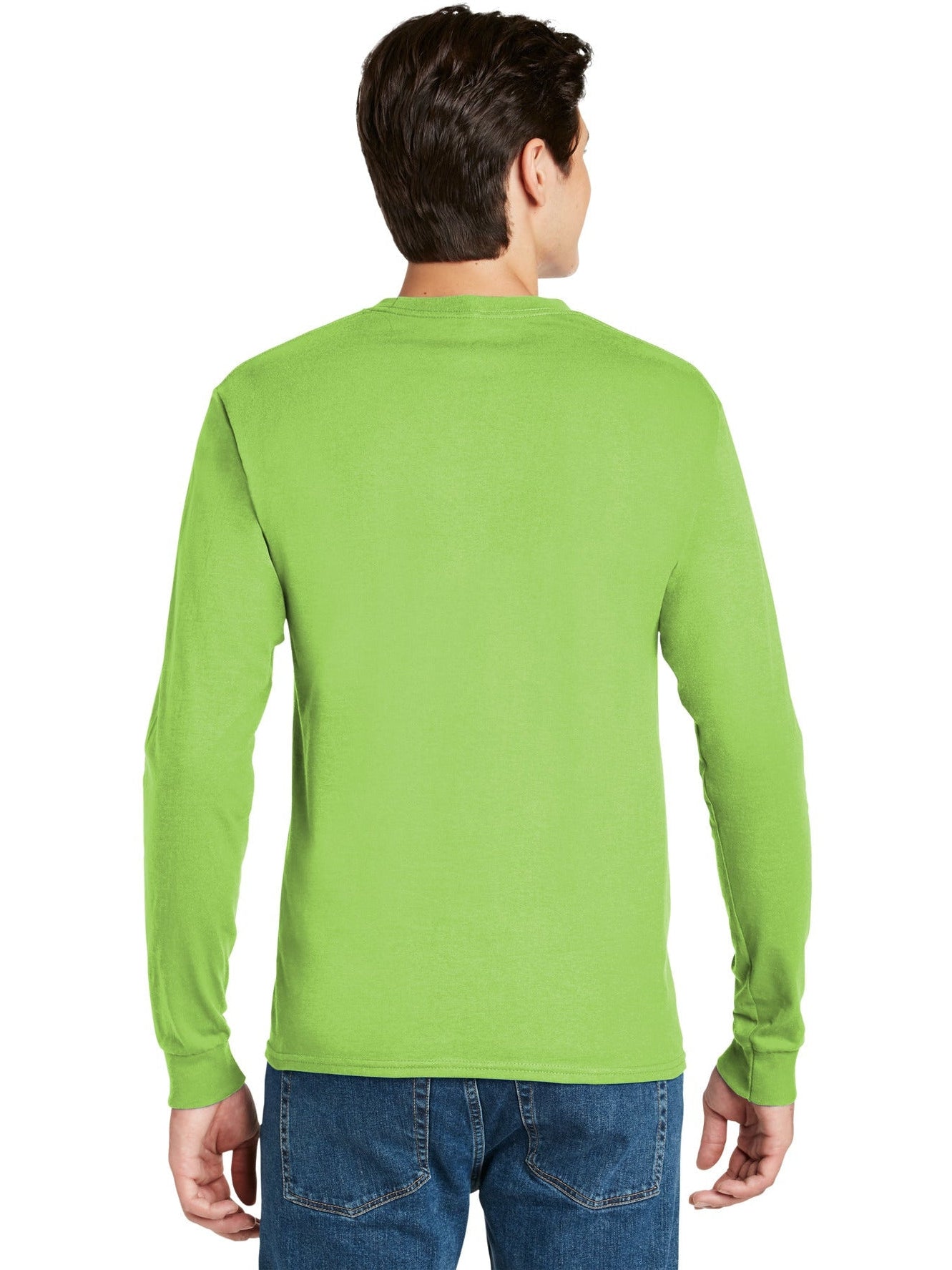 Hanes Authentic 100% Cotton Long Sleeve T-Shirt - Outlet Deal!