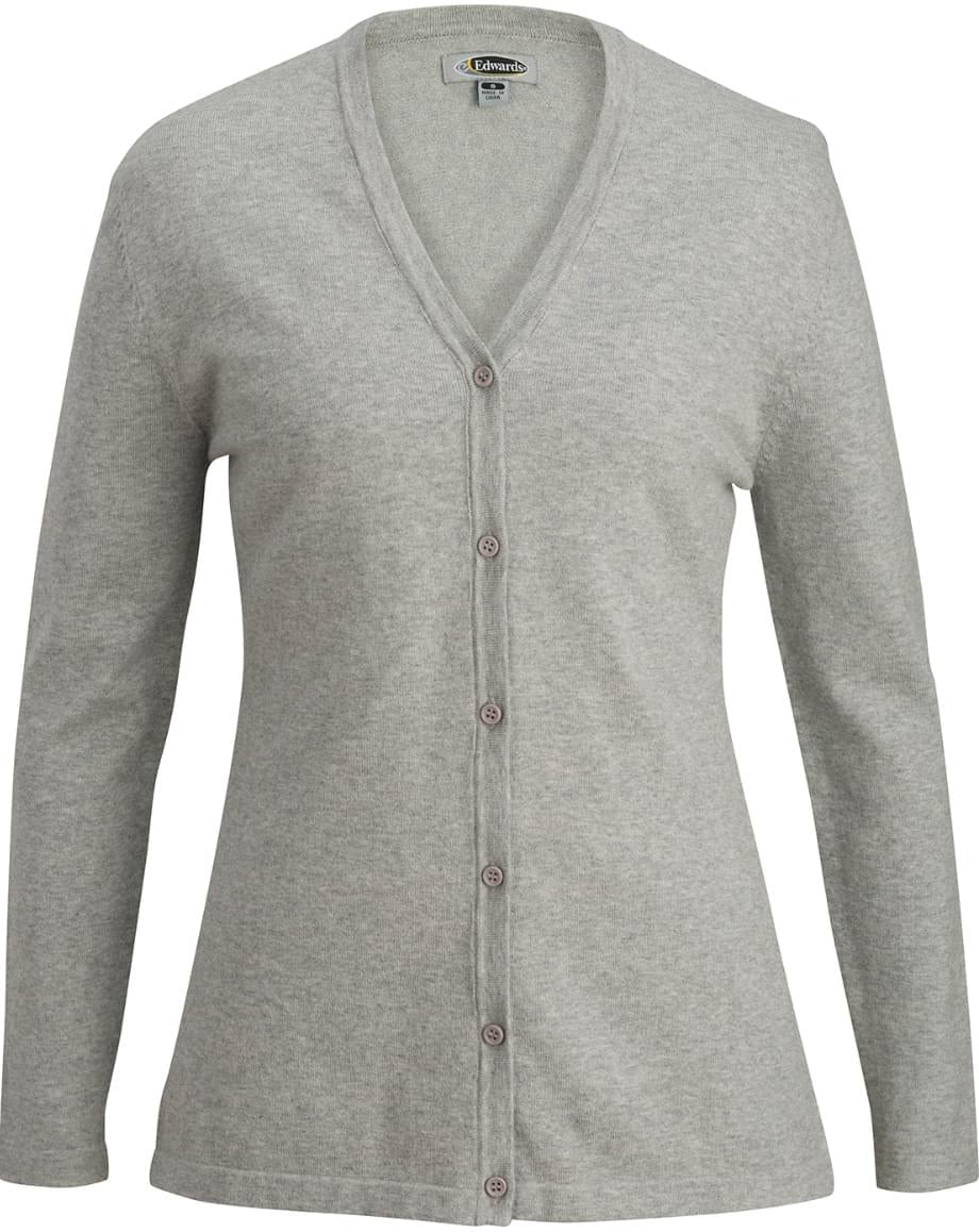 Hot Deal! Edwards Ladies V-Neck Fine Gauge Long Cardigan Sweater