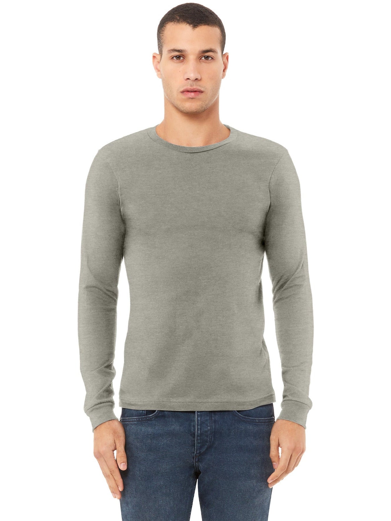 Bella+Canvas Unisex Heather CVC Long Sleeve Tee - Your Ideal Everyday Top