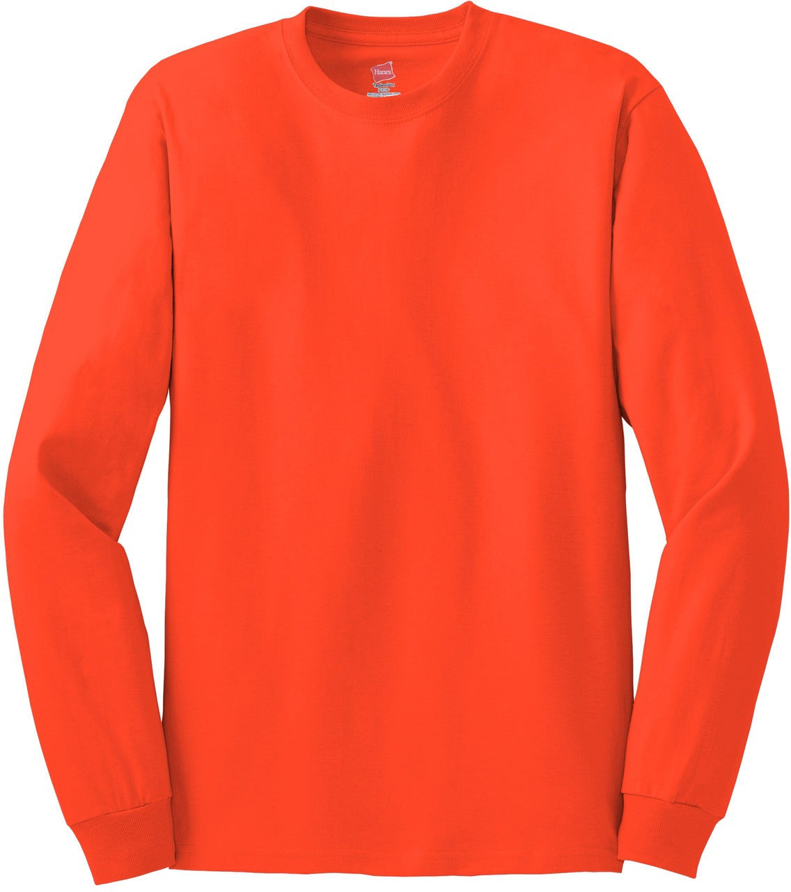 Hanes Authentic 100% Cotton Long Sleeve T-Shirt - Outlet Deal!