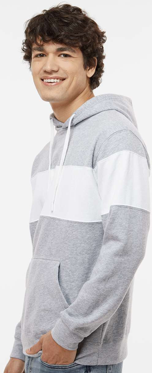 J. America's Stunning Varsity Fleece Colorblocked Hooded Sweatshirt - A Must-Have!