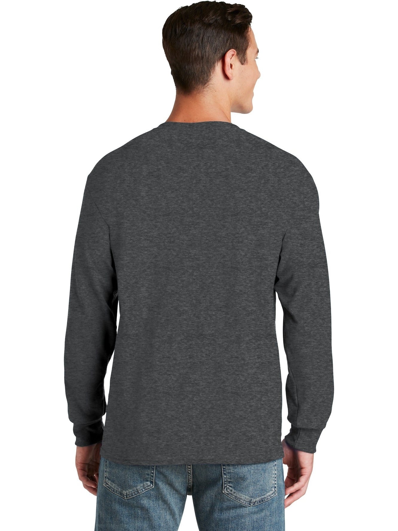 Jerzees Dri-Power 50/50 Cotton/Poly Long Sleeve T-Shirt - Premium Men's Sweatshirt