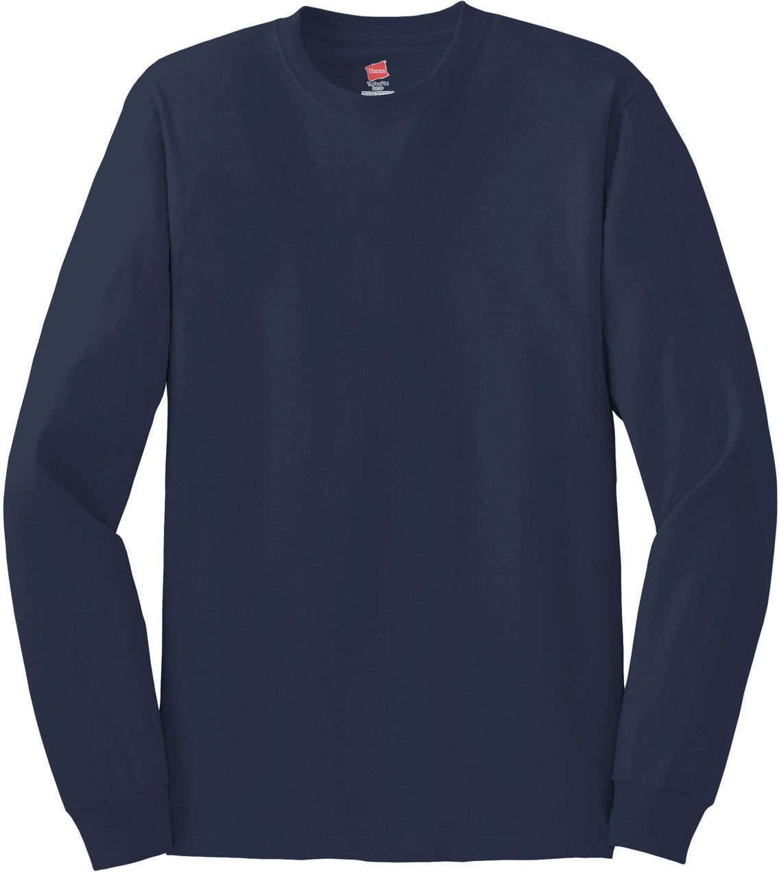 Hanes Authentic 100% Cotton Long Sleeve T-Shirt - Outlet Deal!