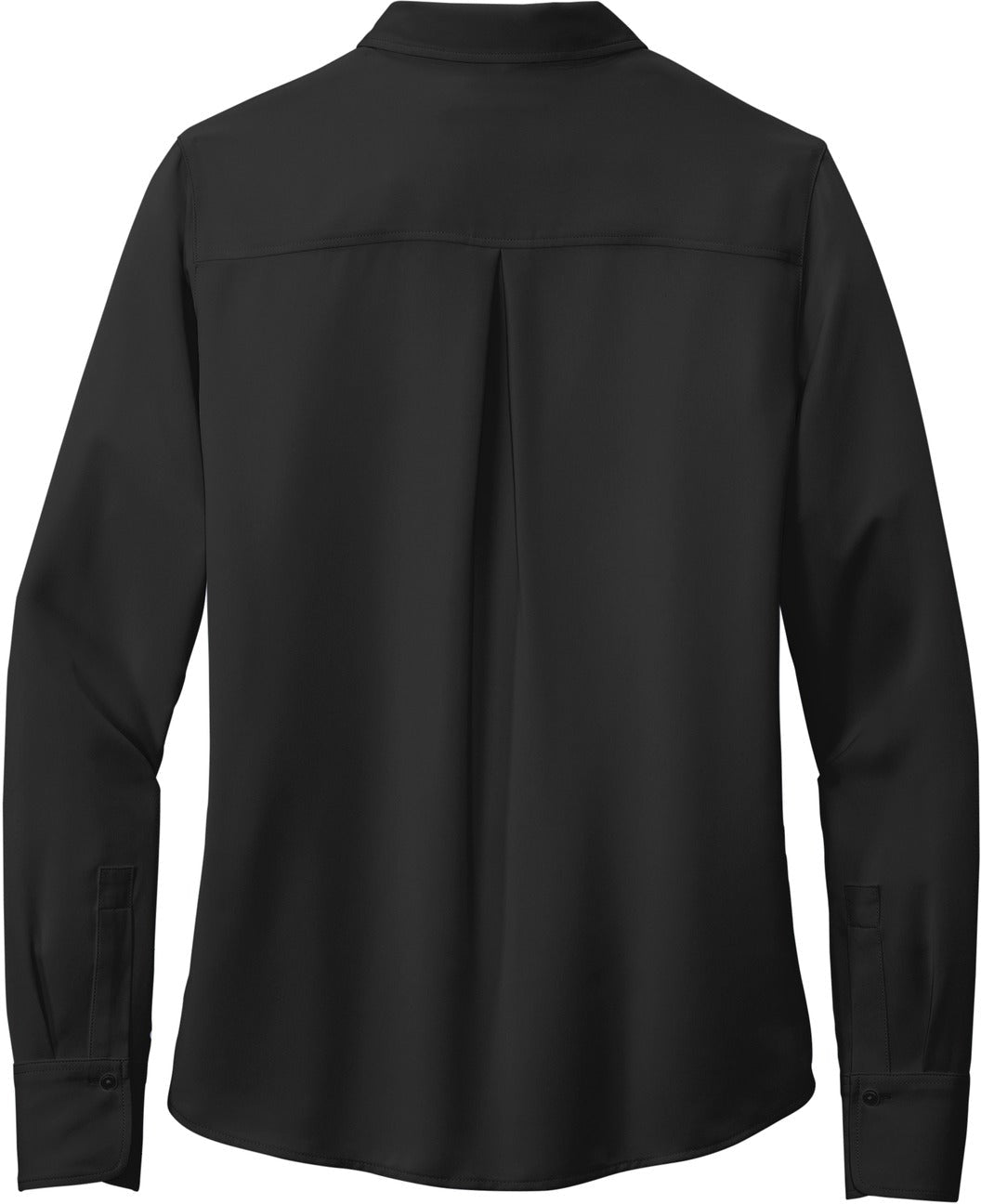 Brooks Brothers Elegant Ladies Full-Button Satin Blouse