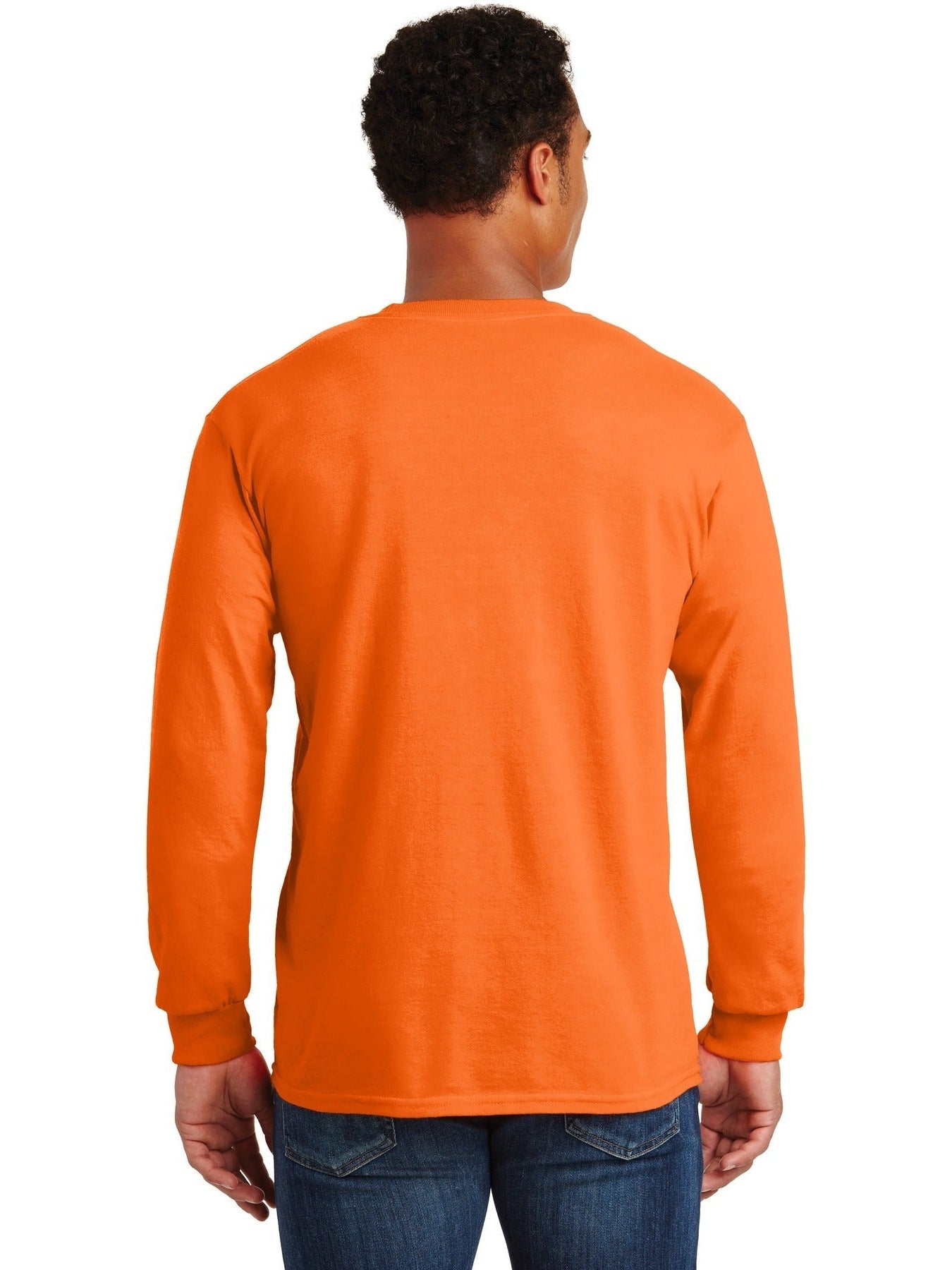 Gildan Ultra Cotton 100% Cotton Long Sleeve T - Shirt with Pocket - Outlet Deal!