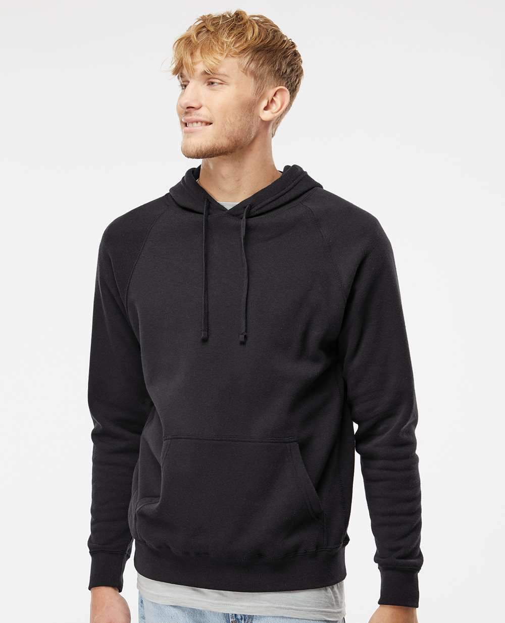 Independent Trading Co. Exclusive Blend Raglan Hooded Sweatshirt - A Must - Have!
