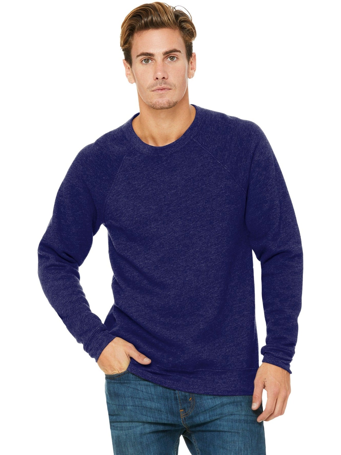 Bella + Canvas Sponge Fleece Raglan Sweatshirt - A Must - Have for Cool Days