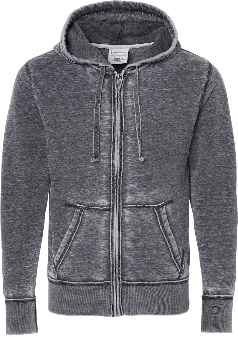 J America Vintage Zen Fleece: The Ultimate Full - Zip Hooded Sweatshirt for Men