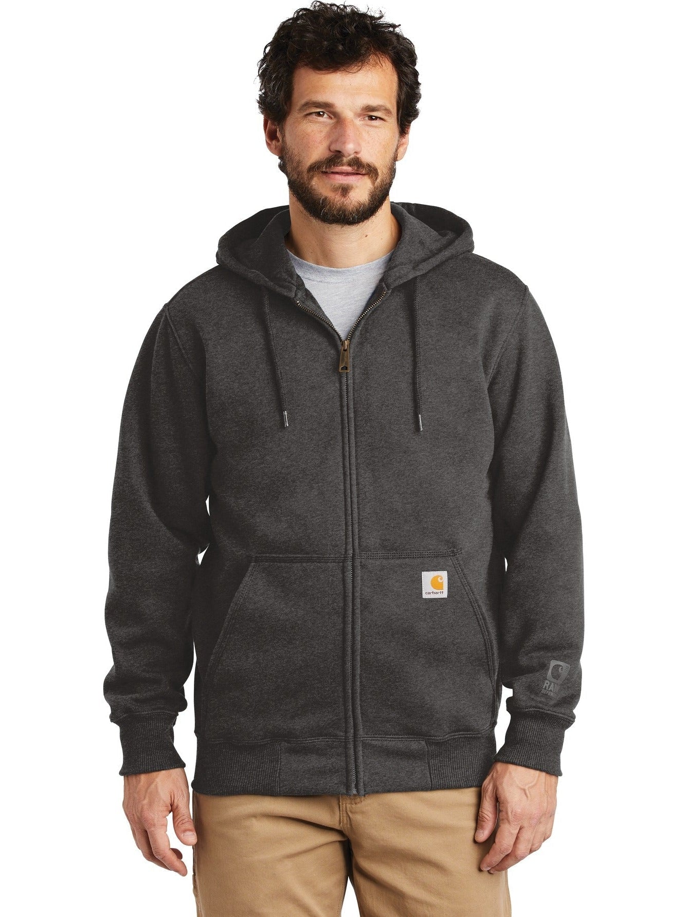 Carhartt Rain Defender Paxton: Heavyweight Hooded Zip-Front Sweatshirt for Tough Jobs