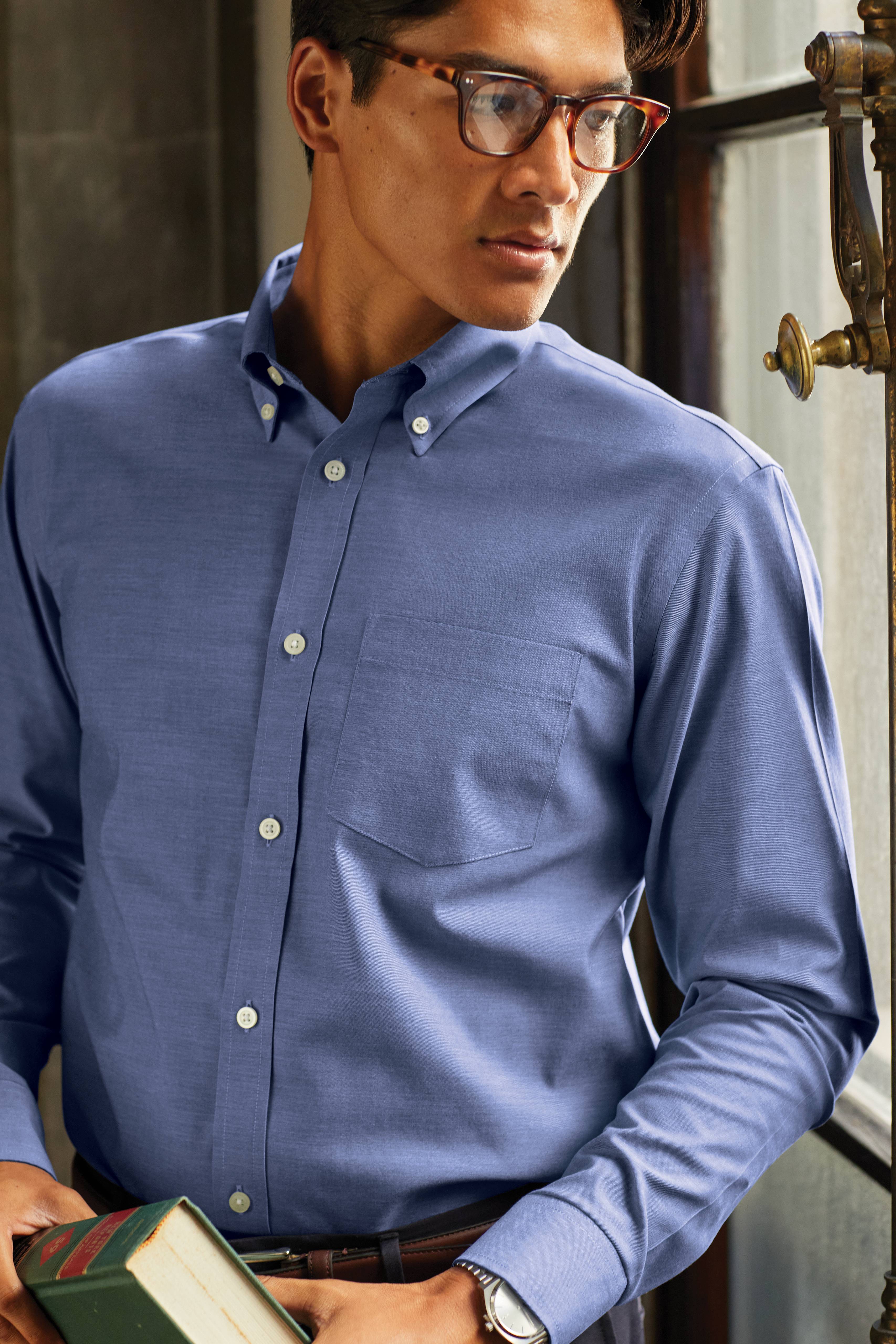 Brooks Brothers' Must-Have Wrinkle-Free Stretch Pinpoint Shirt