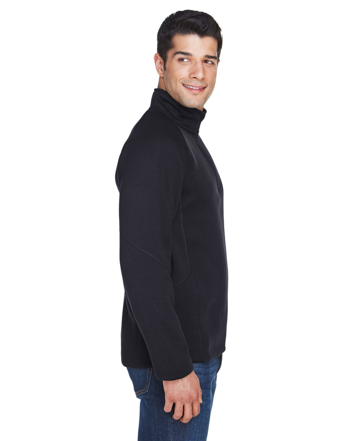 OUTLET - Devon & Jones Bristol Quarter - Zip Fleece Sweater: A Must - Have!