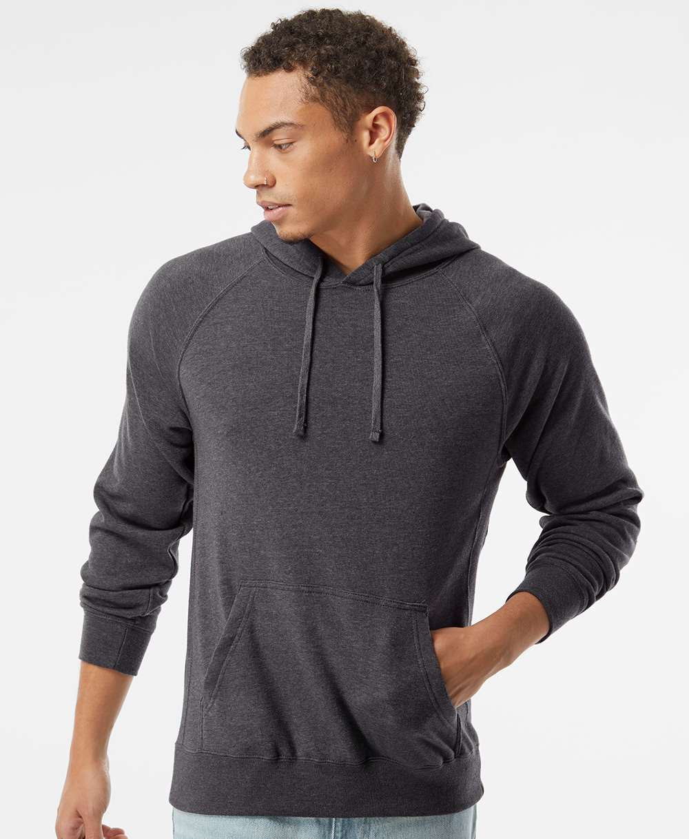 Independent Trading Co. Exclusive Blend Raglan Hooded Sweatshirt - A Must - Have!