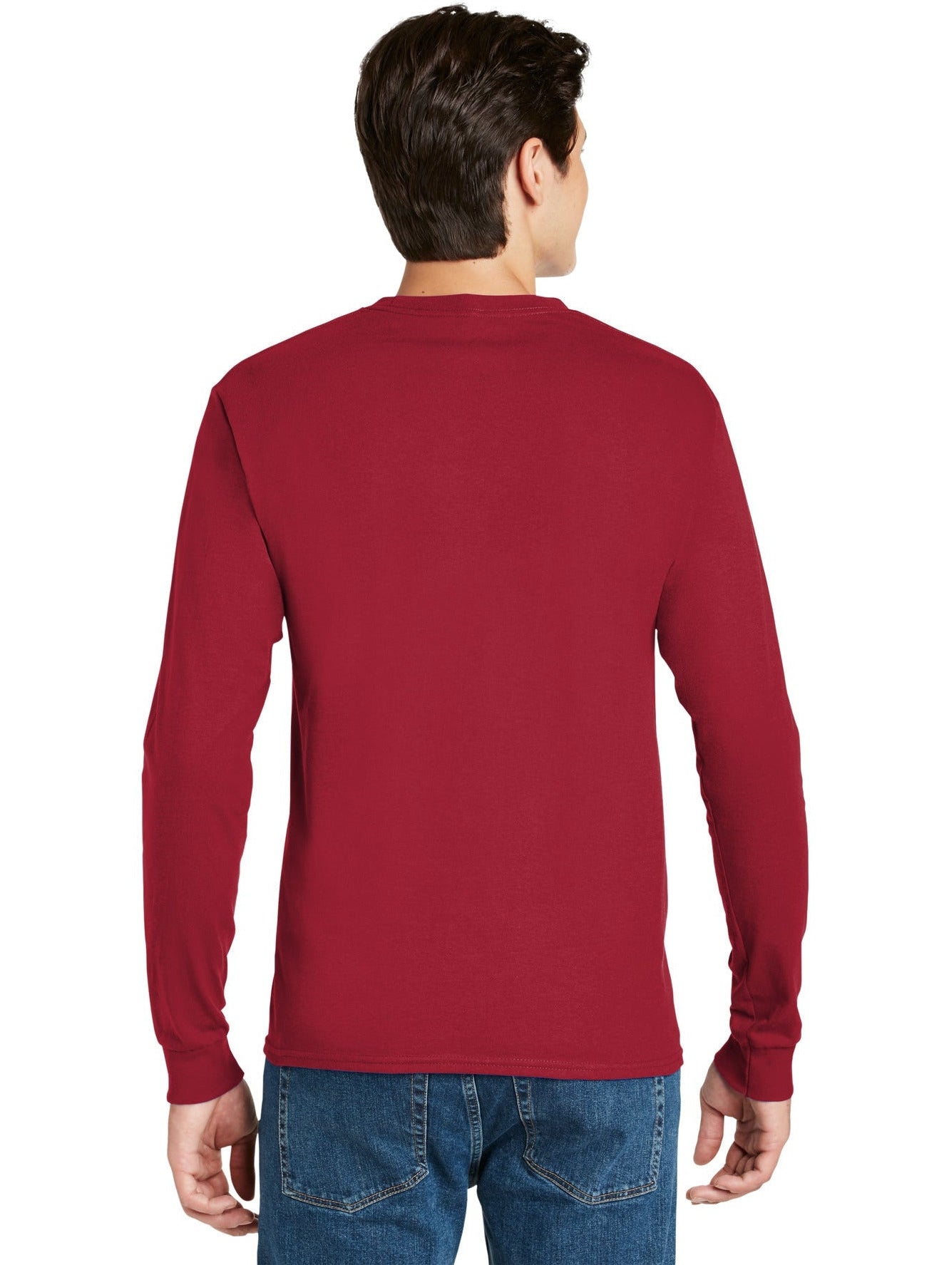 Hanes Authentic 100% Cotton Long Sleeve T-Shirt - Outlet Deal!