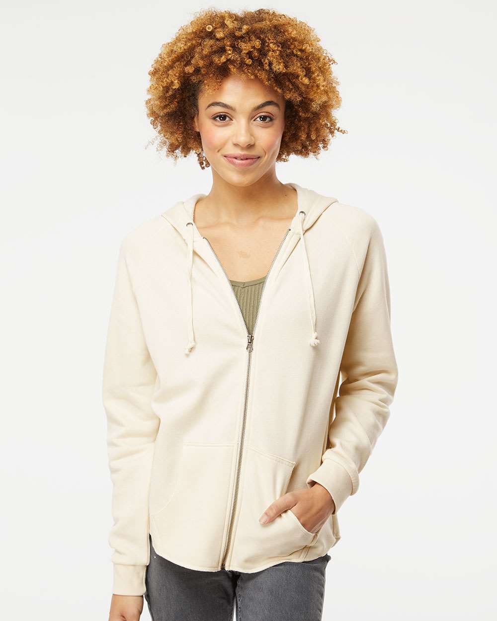Independent Trading Co. Ladies' California Wave Wash Full-Zip Hooded Sweatshirt: A Timeless Must-Have