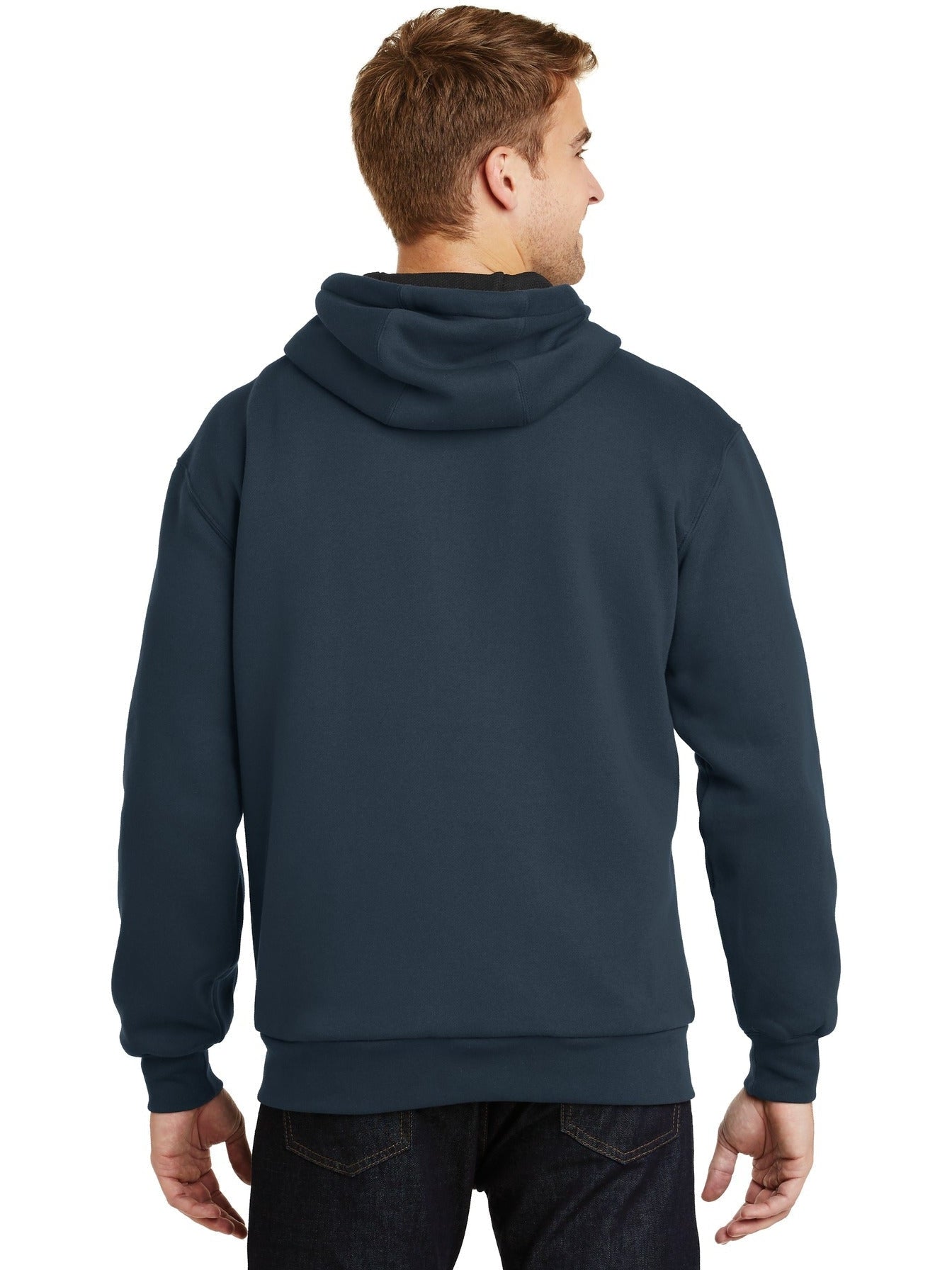 CornerStone Cozy Full-Zip Hooded Sweatshirt with Warm Thermal Lining