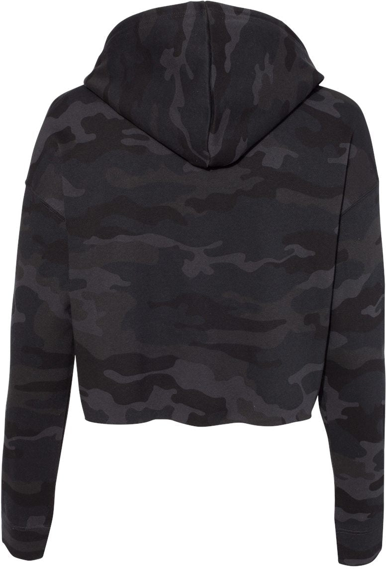 Independent Trading Co. Women's Stunning Lightweight Cropped Hooded Sweatshirt