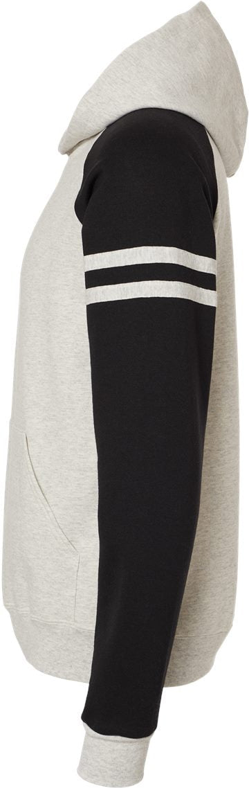 Jerzees Nublend Varsity Colorblocked Raglan Hoodie - A Must - Have Sweatshirt!