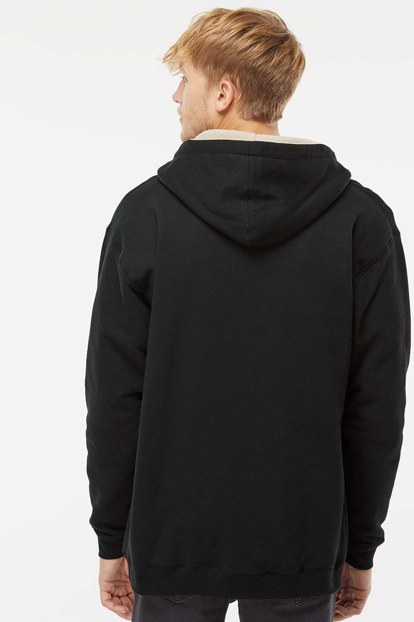 Independent Trading Co. Premium Sherpa-Lined Full-Zip Hoodie - A Men's Fashion Essential