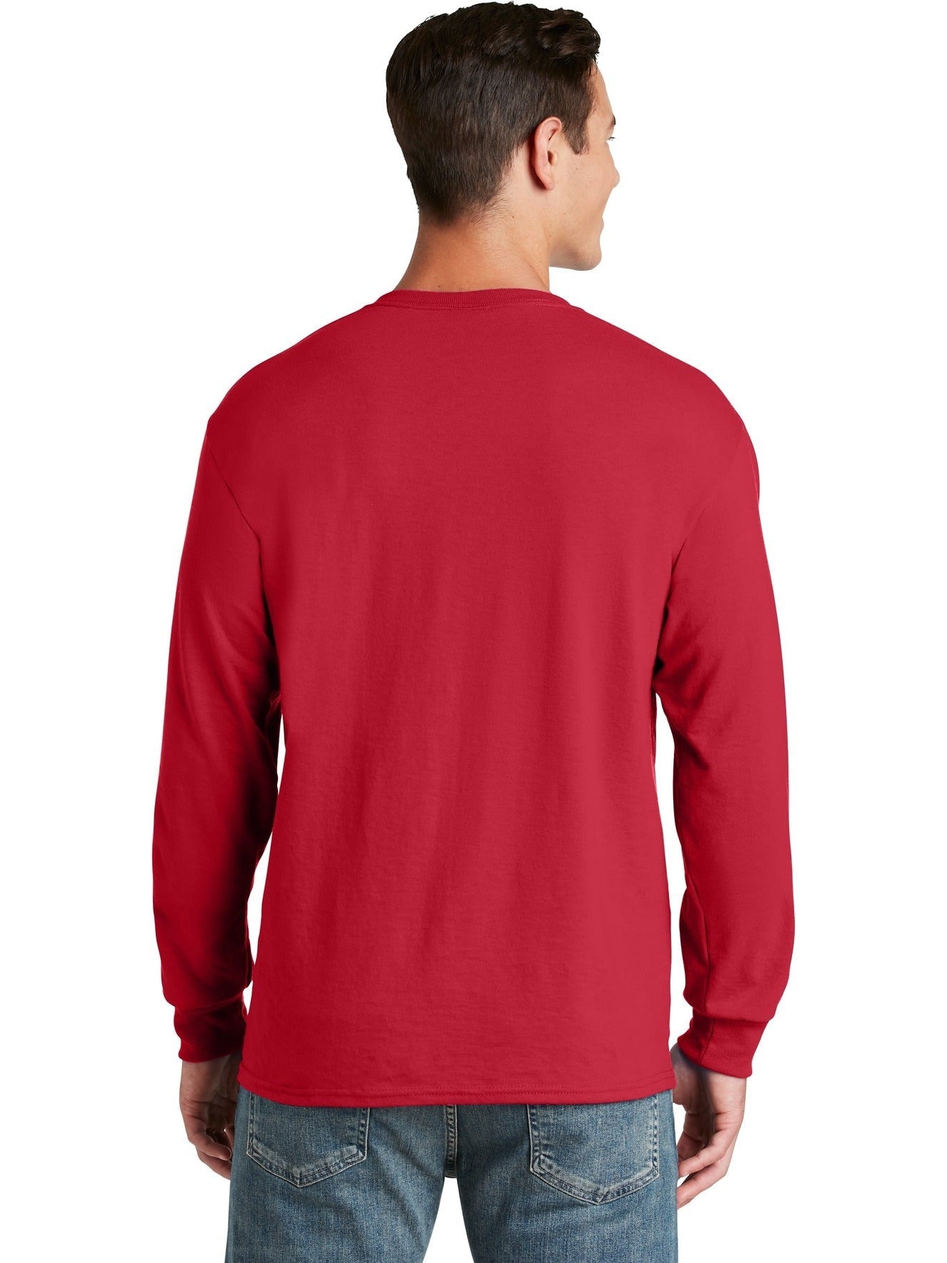 Jerzees Dri-Power 50/50 Cotton/Poly Long Sleeve T-Shirt - Premium Men's Sweatshirt