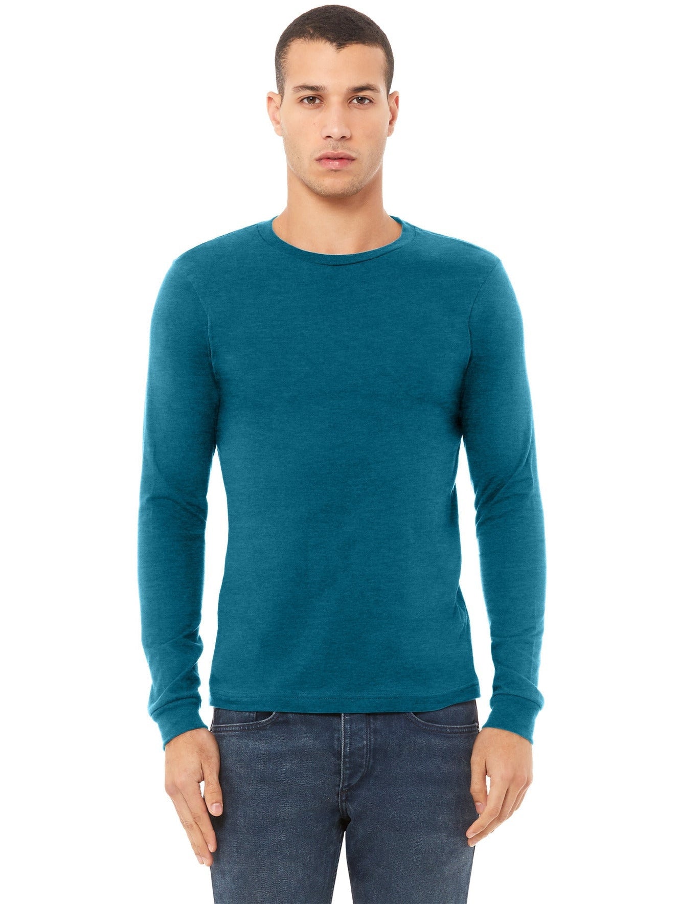 Bella+Canvas Unisex Heather CVC Long Sleeve Tee - Your Ideal Everyday Top