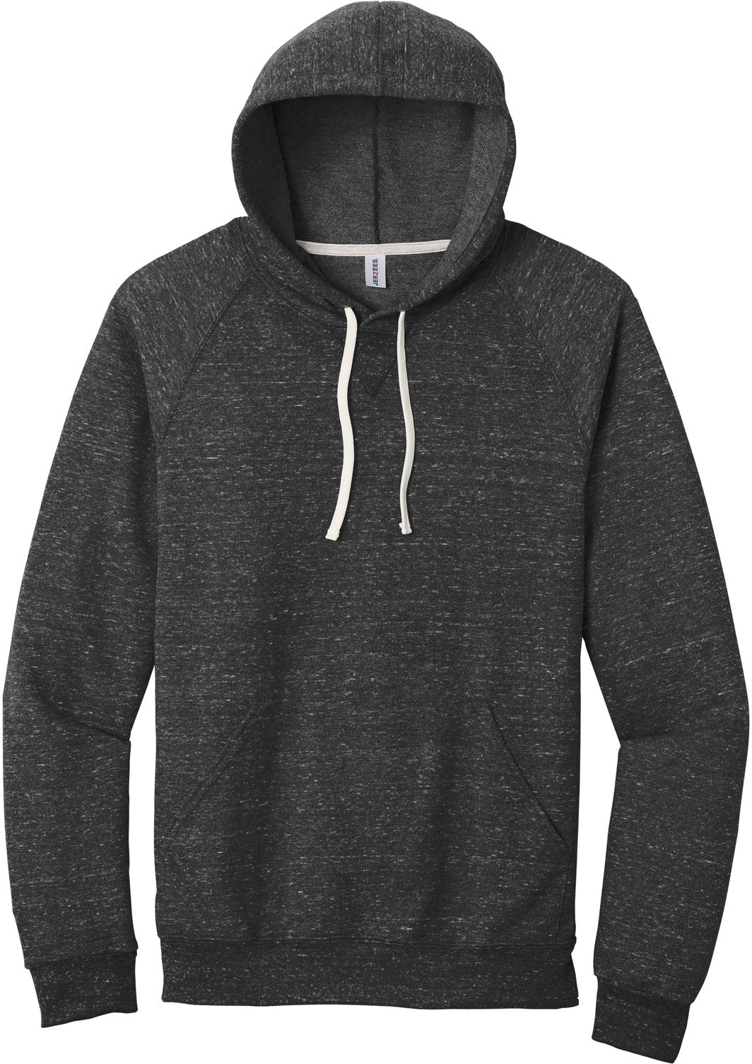 Jerzees Snow Heather French Terry Raglan Hoodie - A Must - Have for Men