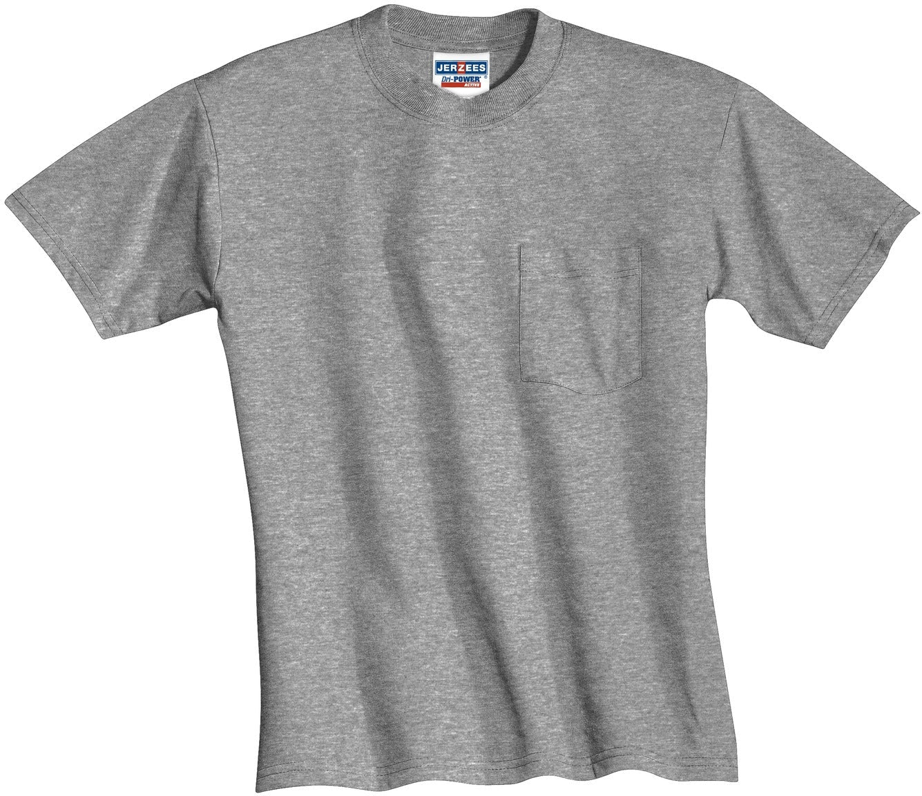Don't Miss! Jerzees Dri-Power Active 50/50 Cotton/Poly Pocket T-Shirt
