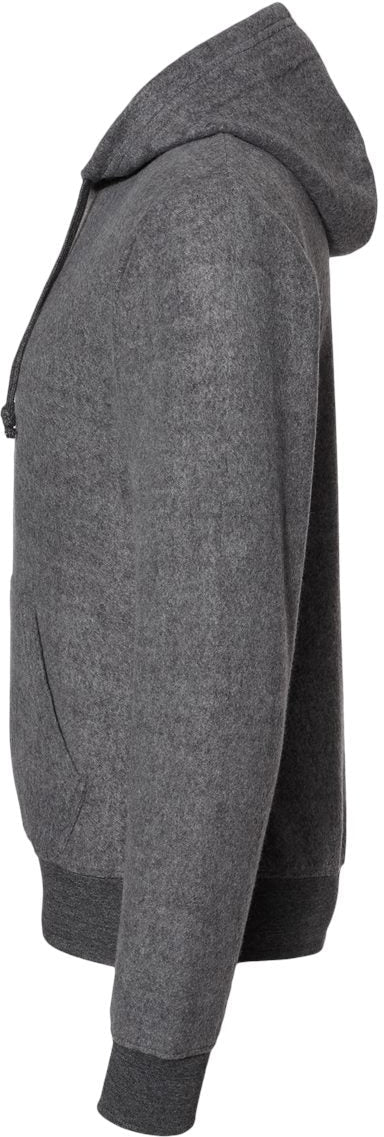 J. America's Irresistible Flip Side Fleece Hooded Pullover