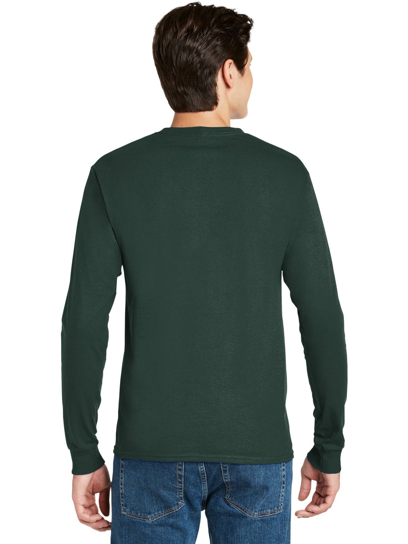 Hanes Authentic 100% Cotton Long Sleeve T-Shirt - Outlet Deal!