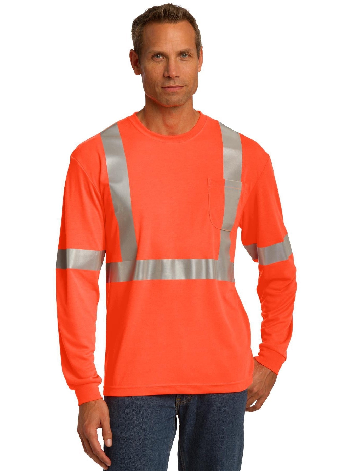 CornerStone ANSI 107 Class 2 Long Sleeve Safety T-Shirt - Your Ideal Safety Gear