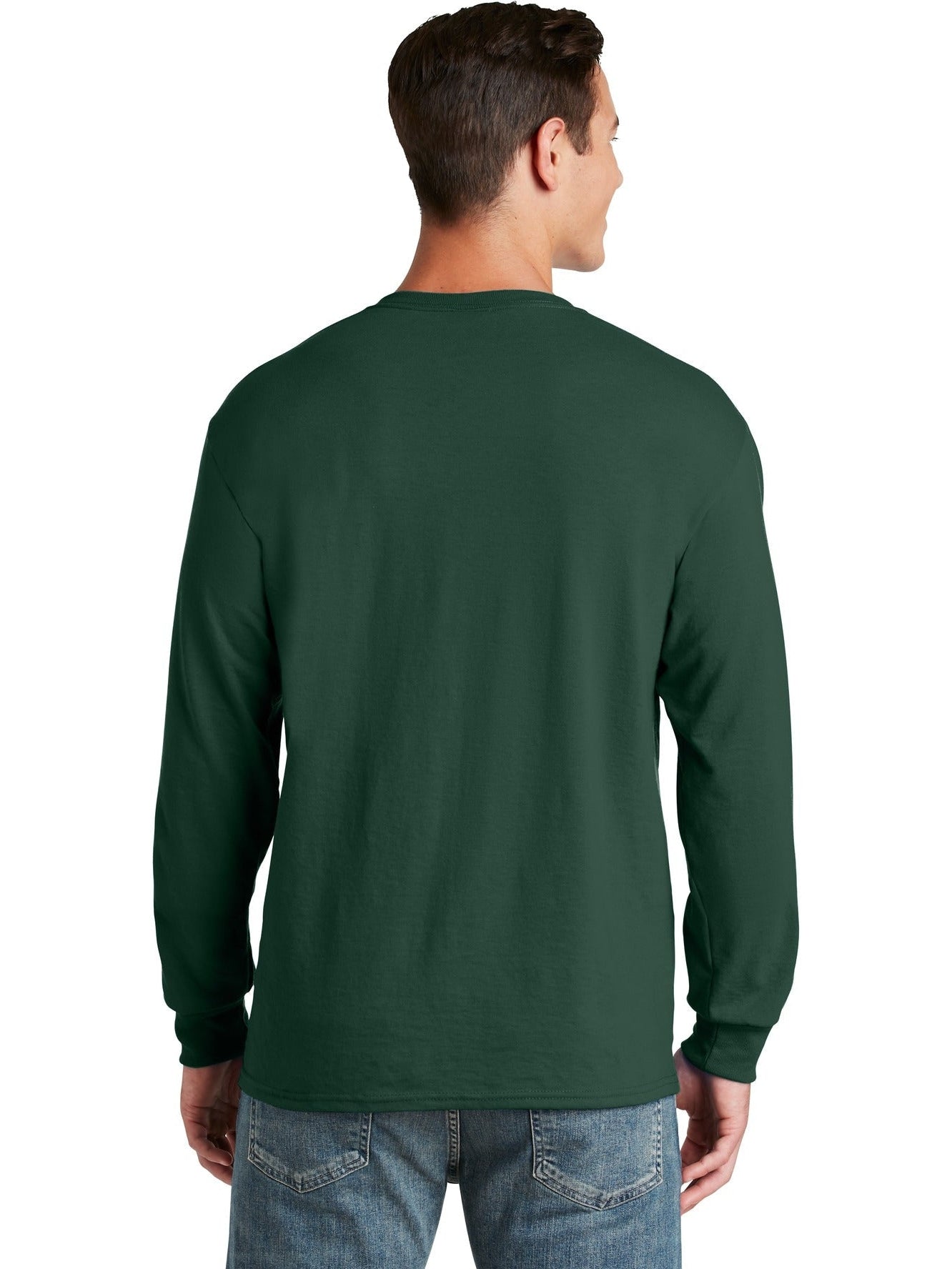 Jerzees Dri-Power 50/50 Cotton/Poly Long Sleeve T-Shirt - Premium Men's Sweatshirt