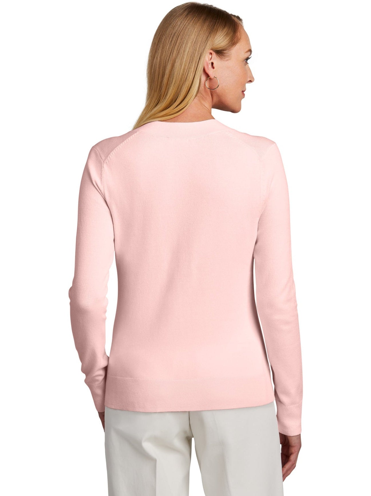 Brooks Brothers Women's Irresistible Cotton Stretch V-Neck Sweater