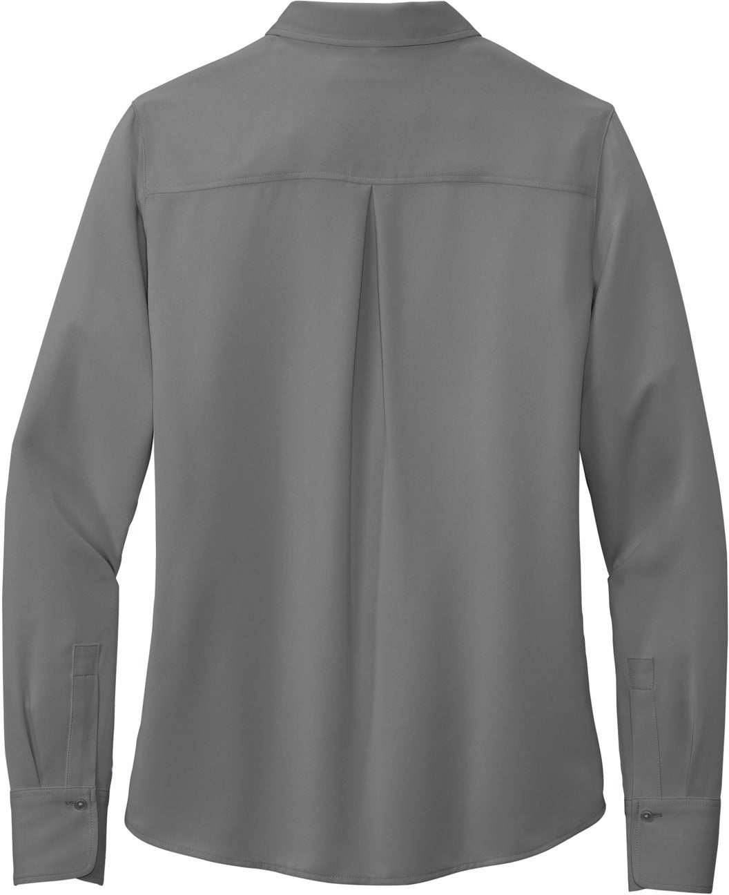 Brooks Brothers Elegant Ladies Full-Button Satin Blouse