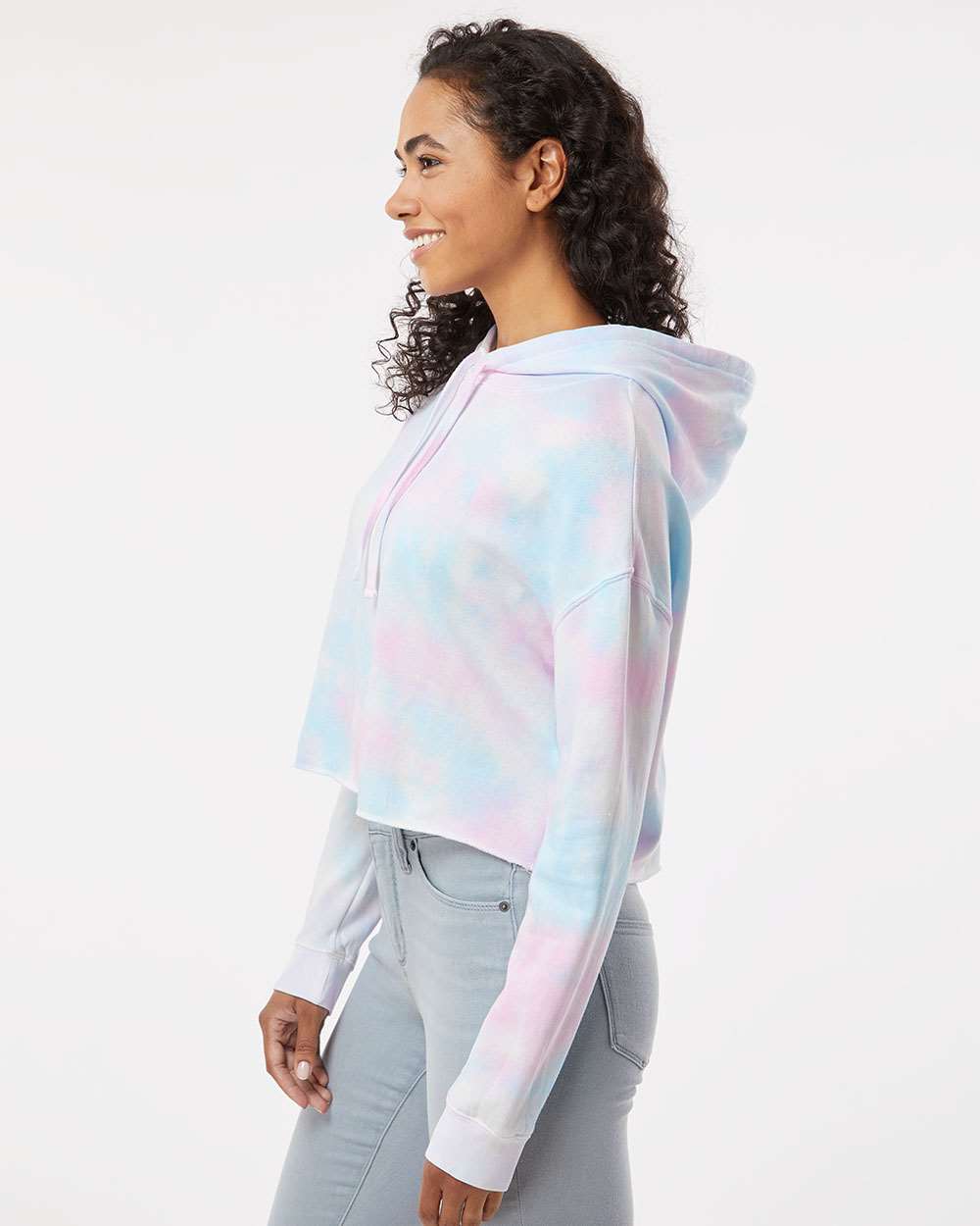 Independent Trading Co. Women's Stunning Lightweight Cropped Hooded Sweatshirt