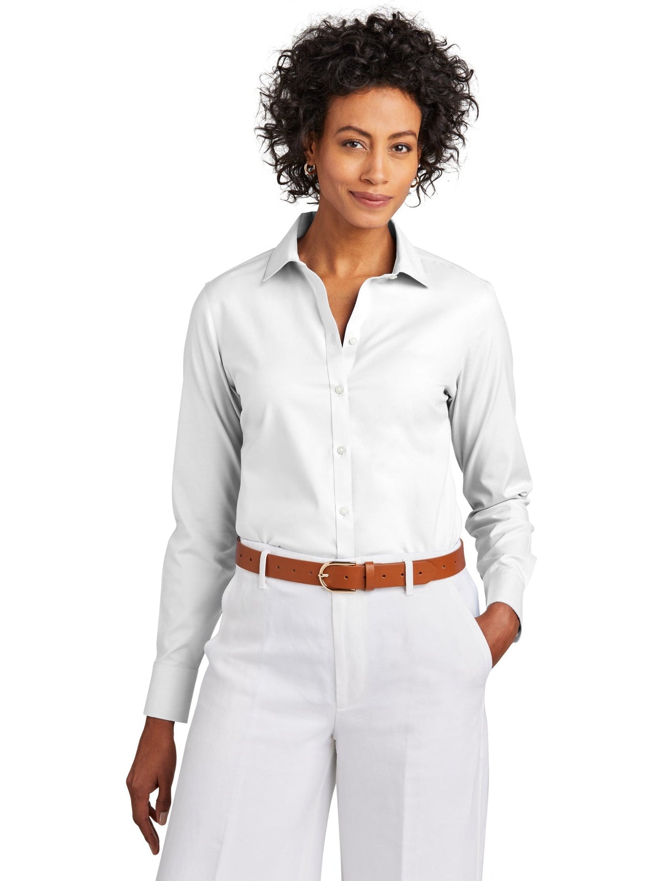 Brooks Brothers Ladies' Must-Have Wrinkle-Free Stretch Pinpoint Shirt