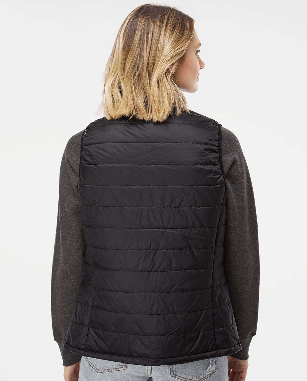 Independent Trading Co. Women's Premium Collapsible Puffer Vest
