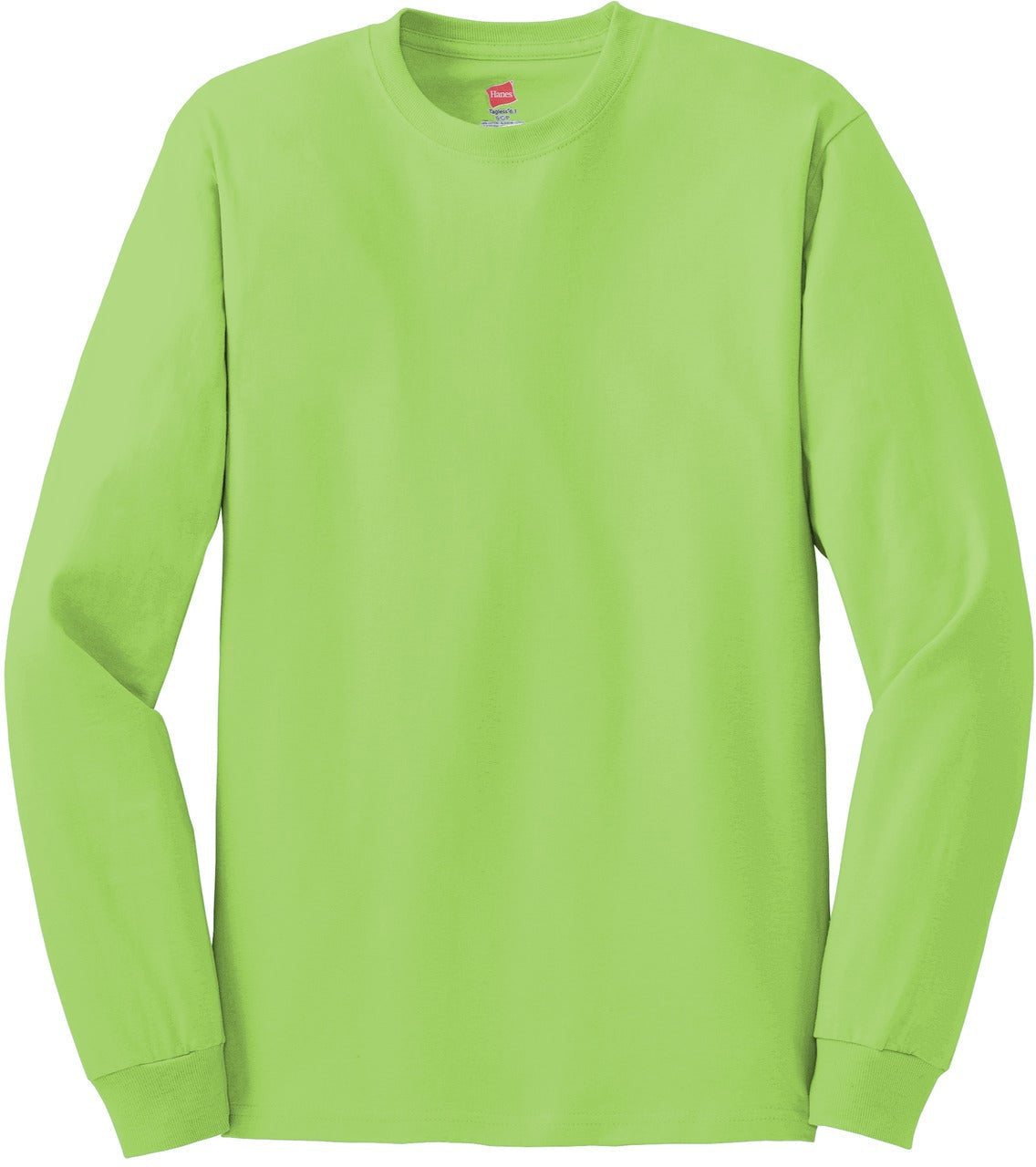 Hanes Authentic 100% Cotton Long Sleeve T-Shirt - Outlet Deal!
