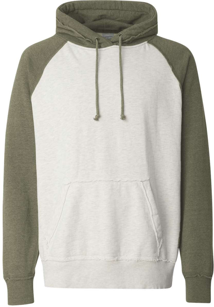 J America Vintage Heather Men's Hooded Sweatshirt - A Fashionable and Durable Choice