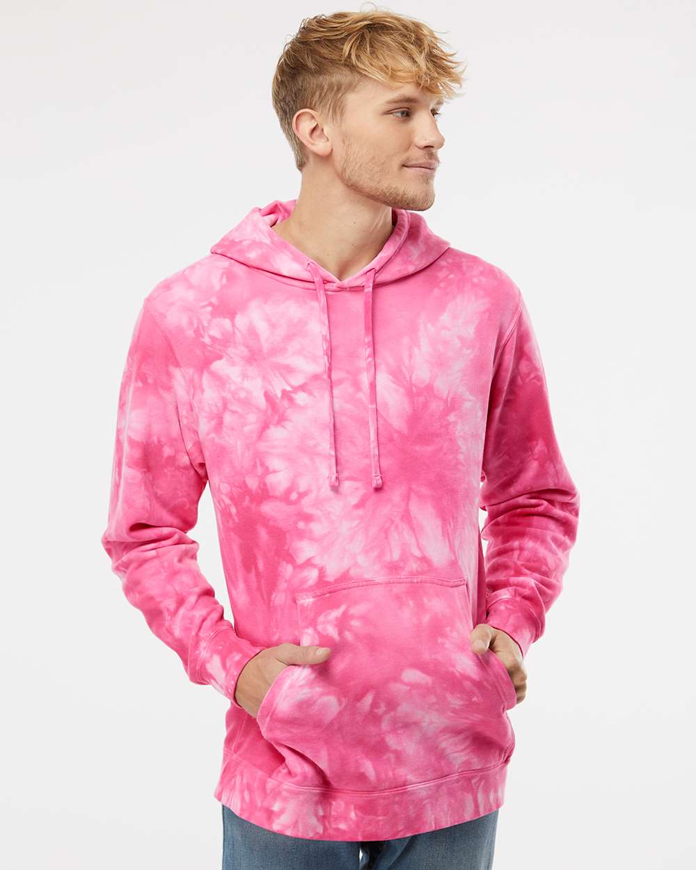 Independent Trading Co. Midweight Tie-Dye Hoodie - Trendy & Durable