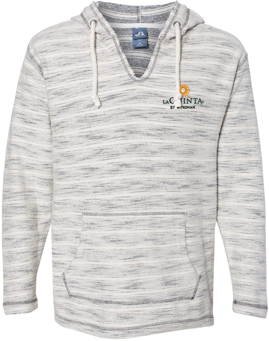 J America Baja French Terry V-Neck Hooded Pullover - The Ultimate Men's Casual Wear