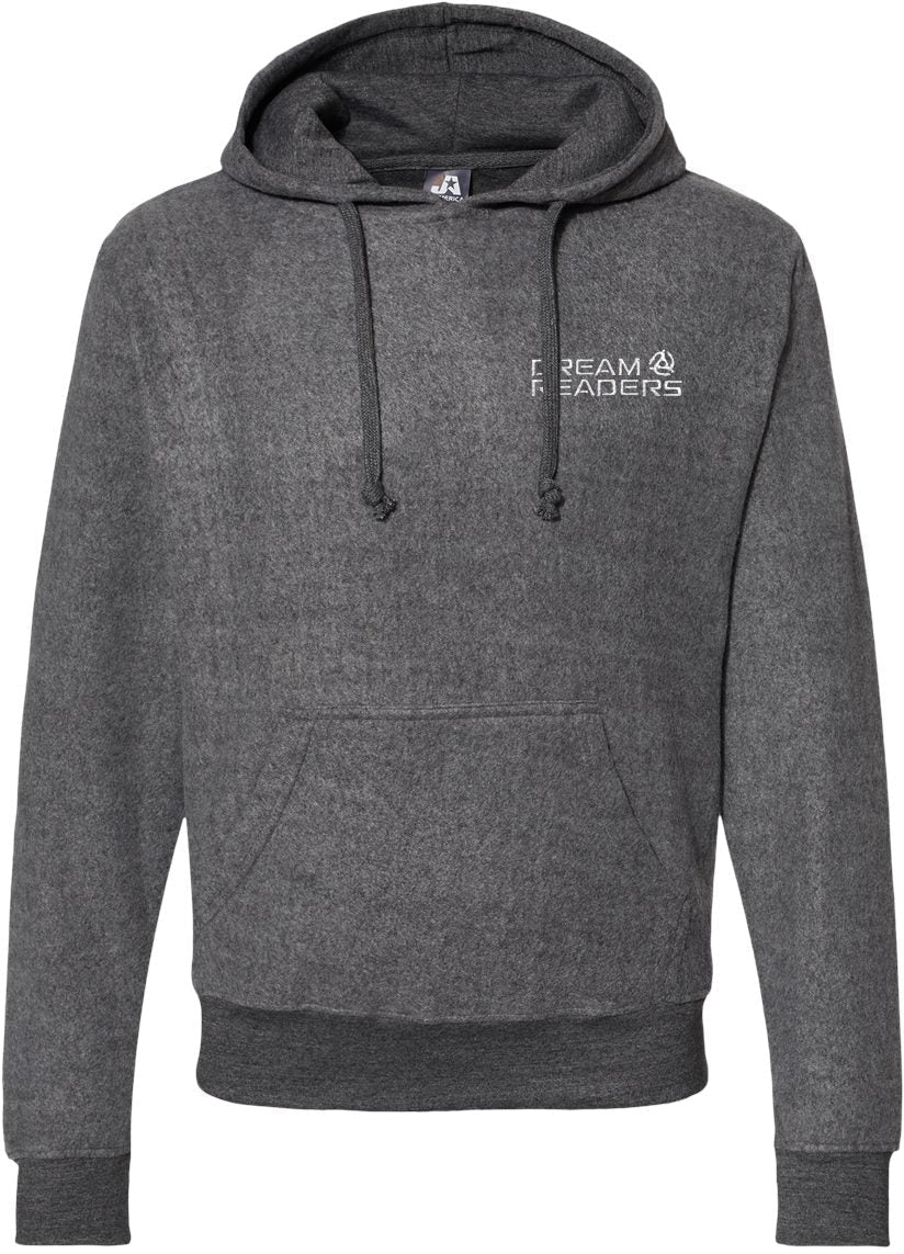 J. America's Irresistible Flip Side Fleece Hooded Pullover
