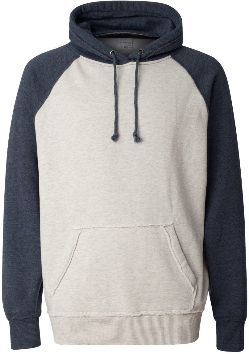J America Vintage Heather Men's Hooded Sweatshirt - A Fashionable and Durable Choice