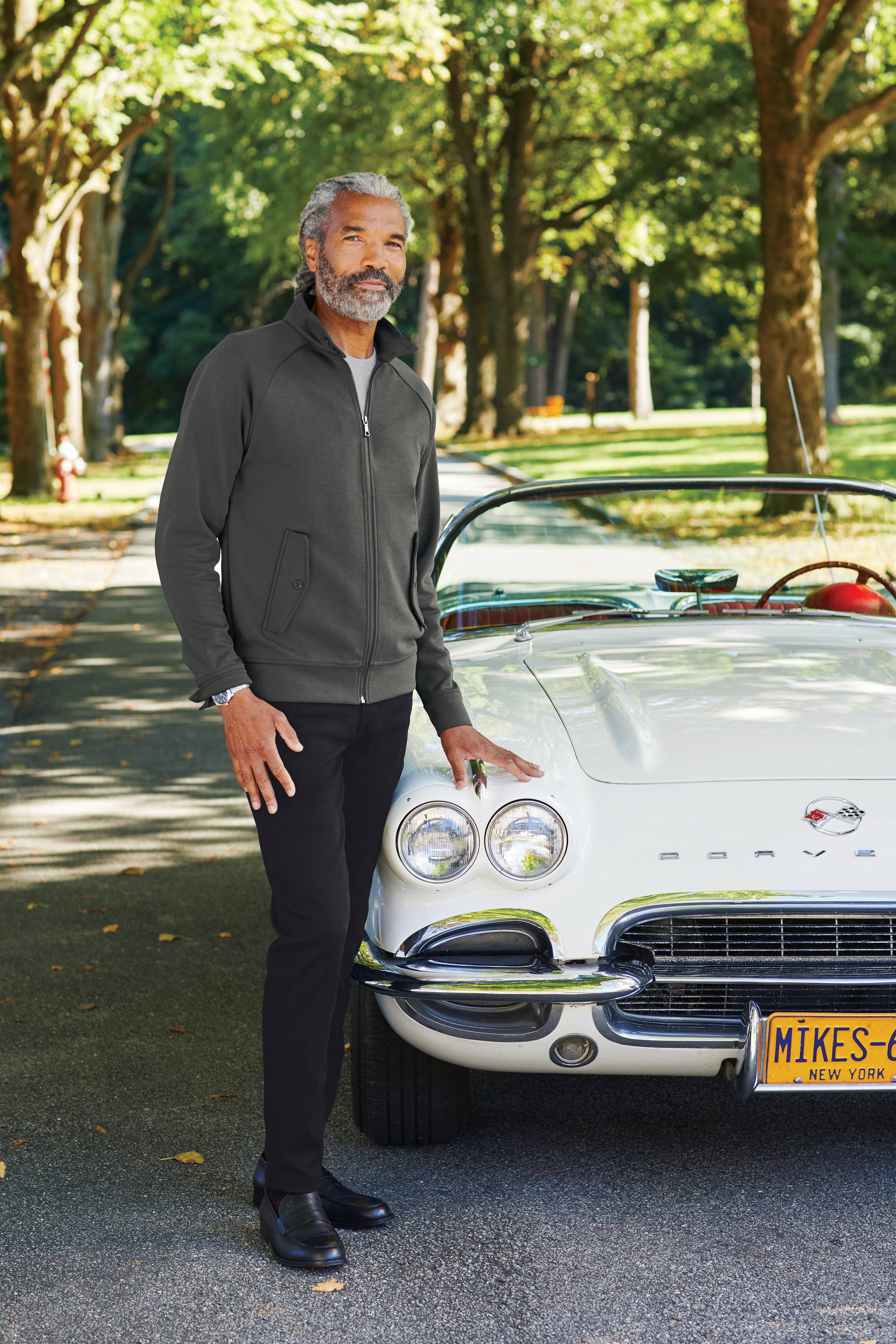 Brooks Brothers Double-Knit Full-Zip Jacket: The Epitome of Casual Cool