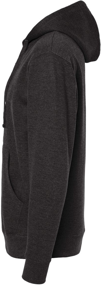 Independent Trading Co. Premium Midweight Full-Zip Hooded Sweatshirt