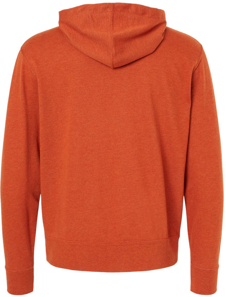 Independent Trading Co. Stylish Heathered French Terry Full-Zip Hooded Sweatshirt