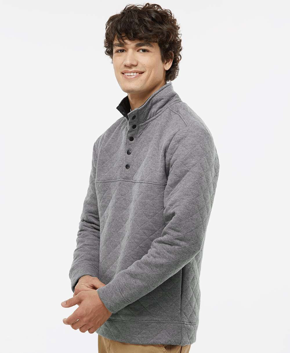 Don't Miss! J America Quilted Snap Pullover