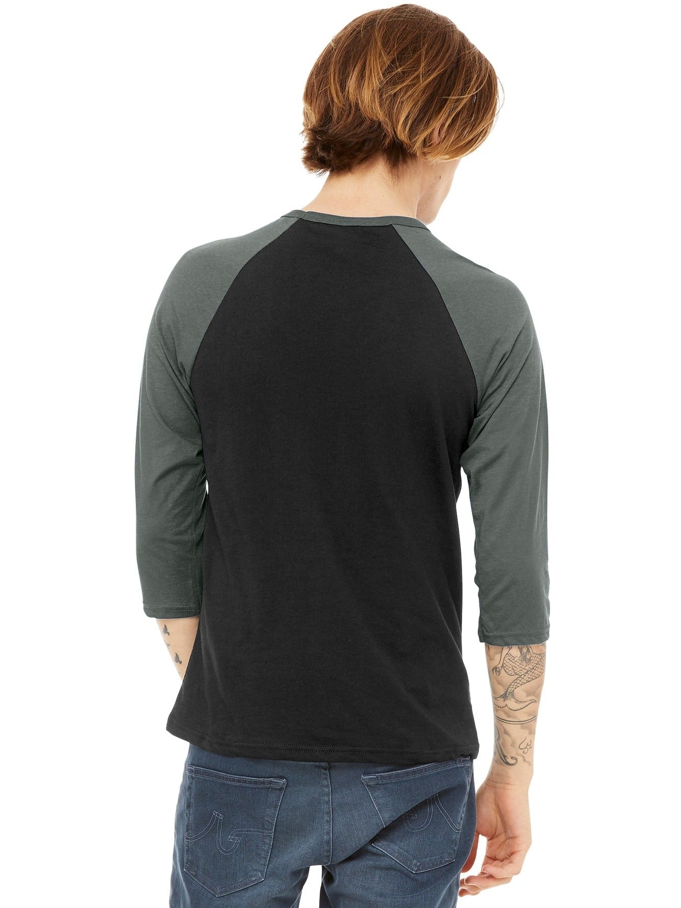 Bella + Canvas 3/4-Sleeve Baseball Tee: The Ultimate Men's Casual Tee