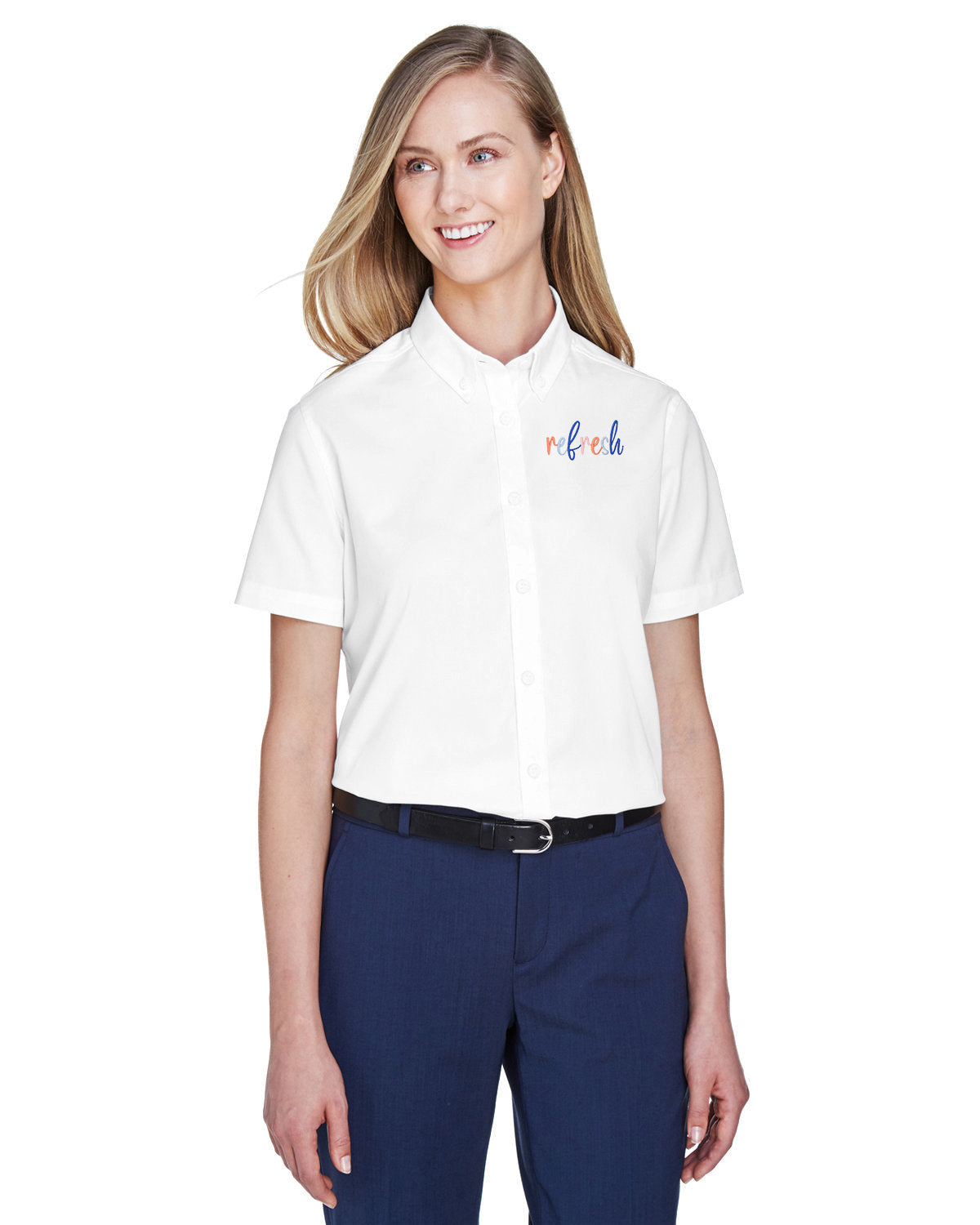 Core 365 Ladies' Optimum Short-Sleeve Twill Shirt: A Must-Have!