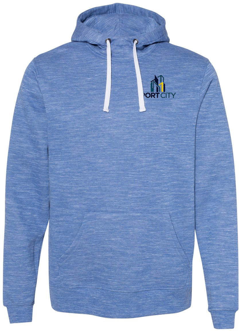 J America Blend Fleece Hooded Sweatshirt