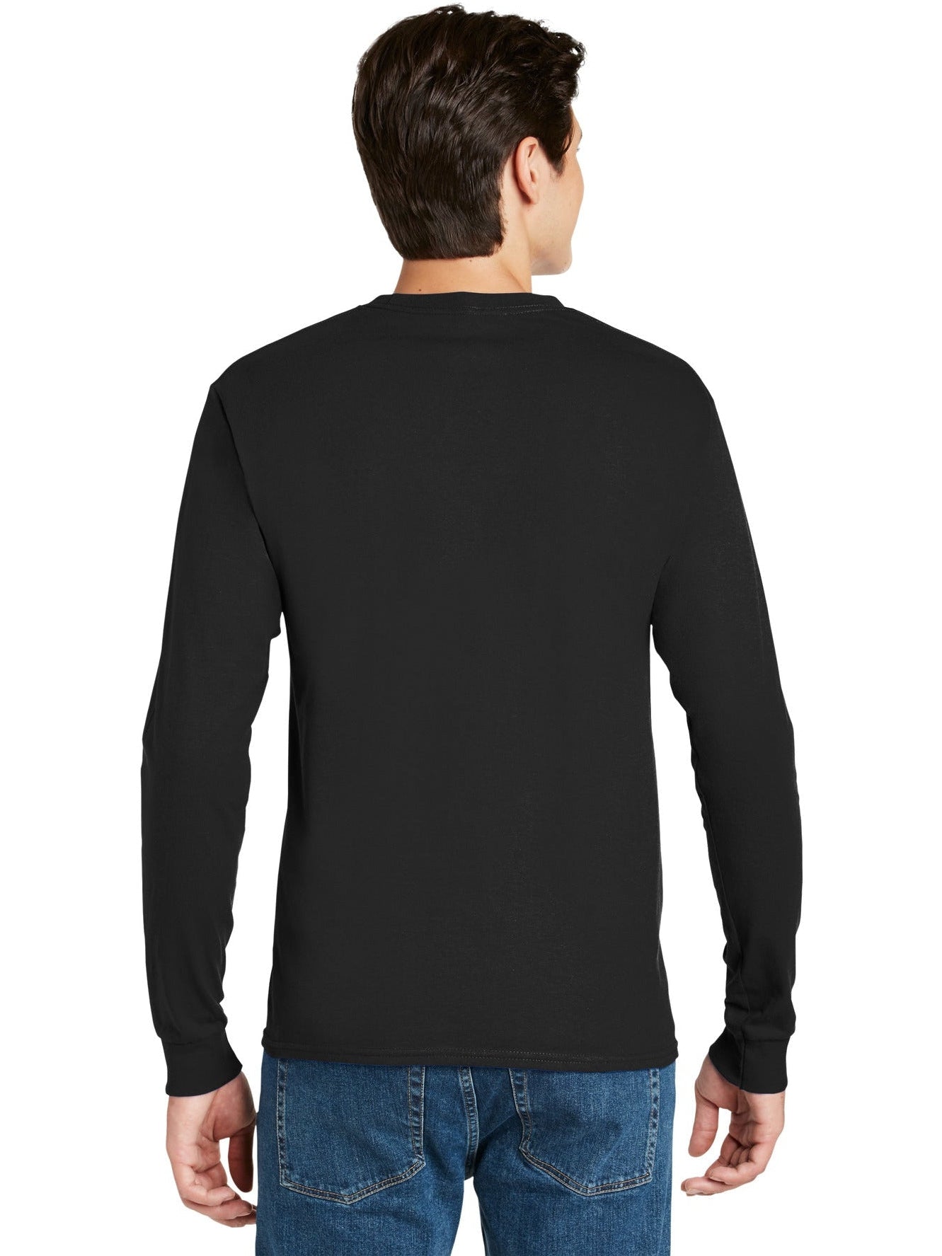 Hanes Authentic 100% Cotton Long Sleeve T-Shirt - Outlet Deal!